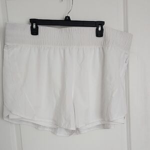 Avia‎ Women's 3XL White Athletic Built in Compression Shorts